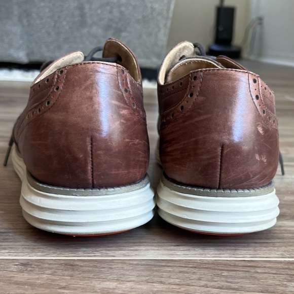 Cole Haan Grand.OS brown leather Oxfords size 13 - Picture 8 of 12